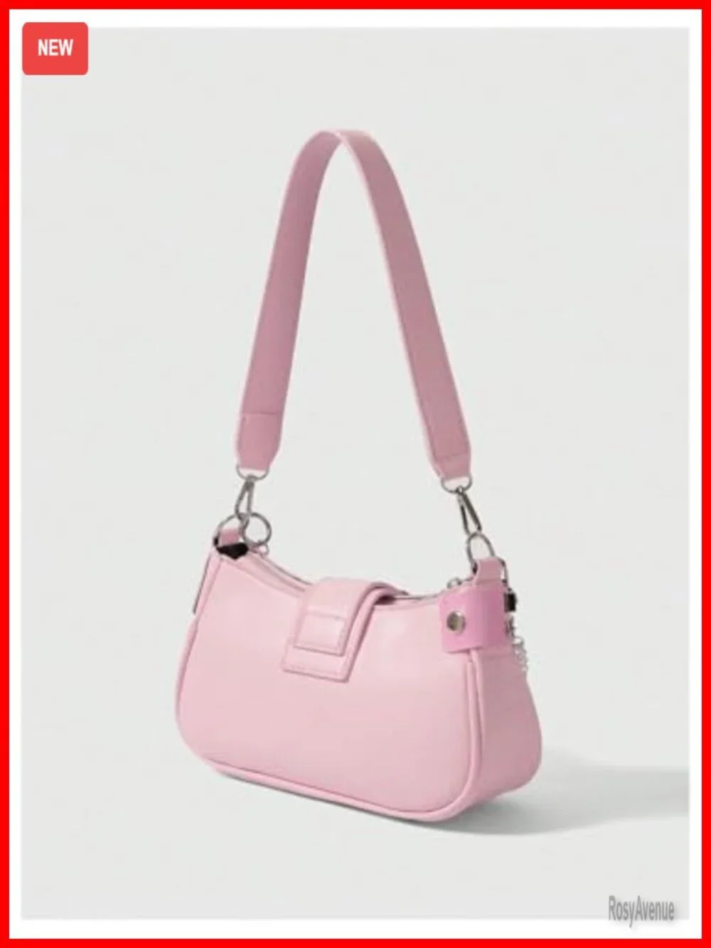 PU Leather Y2K Star Embroidery Shoulder Bag Top Handle Hobo